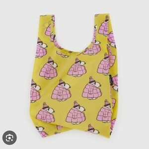 BAGGU: Puffer Snoopy Pink Baby Reusable Bag💕